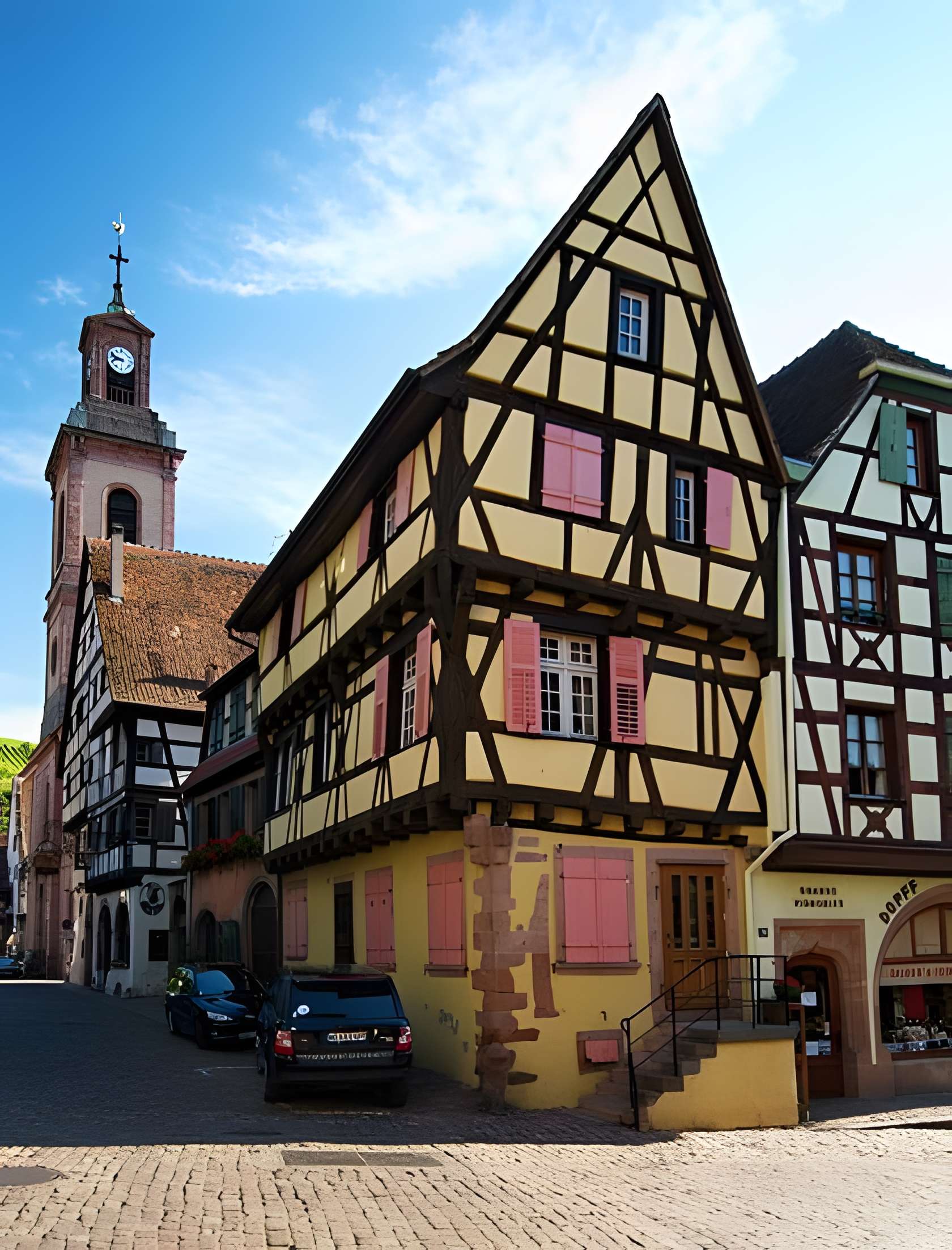 Maison au 1 Rue des Trois-Églises à Riquewihr 