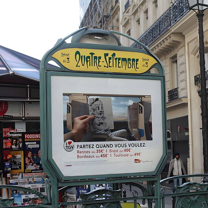 Photo de Métropolitain, station Quatre-Septembre