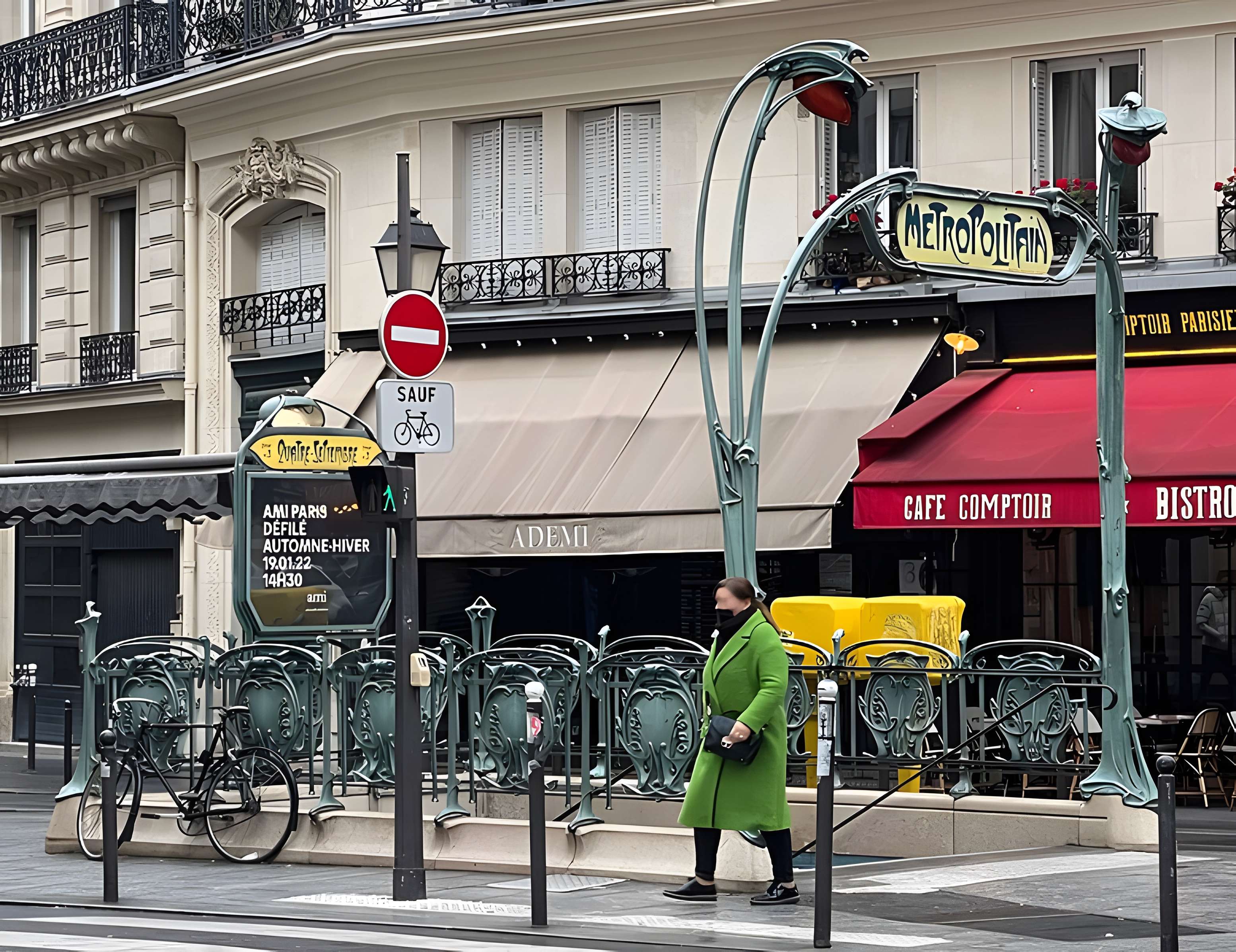 Métropolitain, station Quatre-Septembre