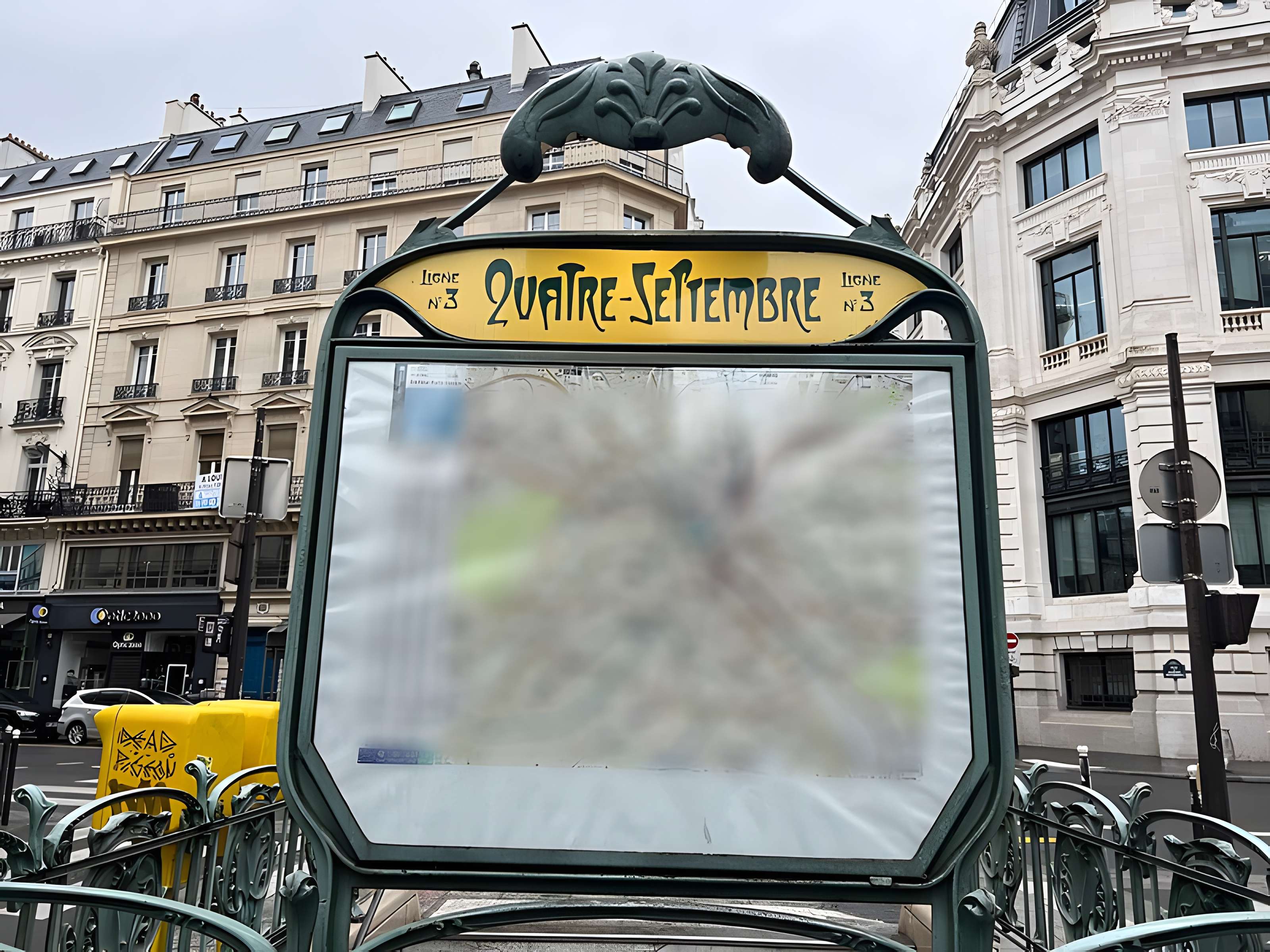 Métropolitain, station Quatre-Septembre