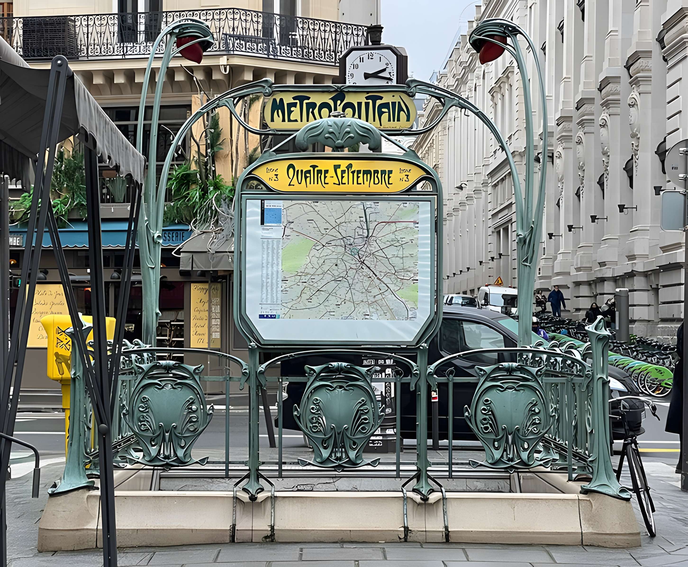 Métropolitain, station Quatre-Septembre
