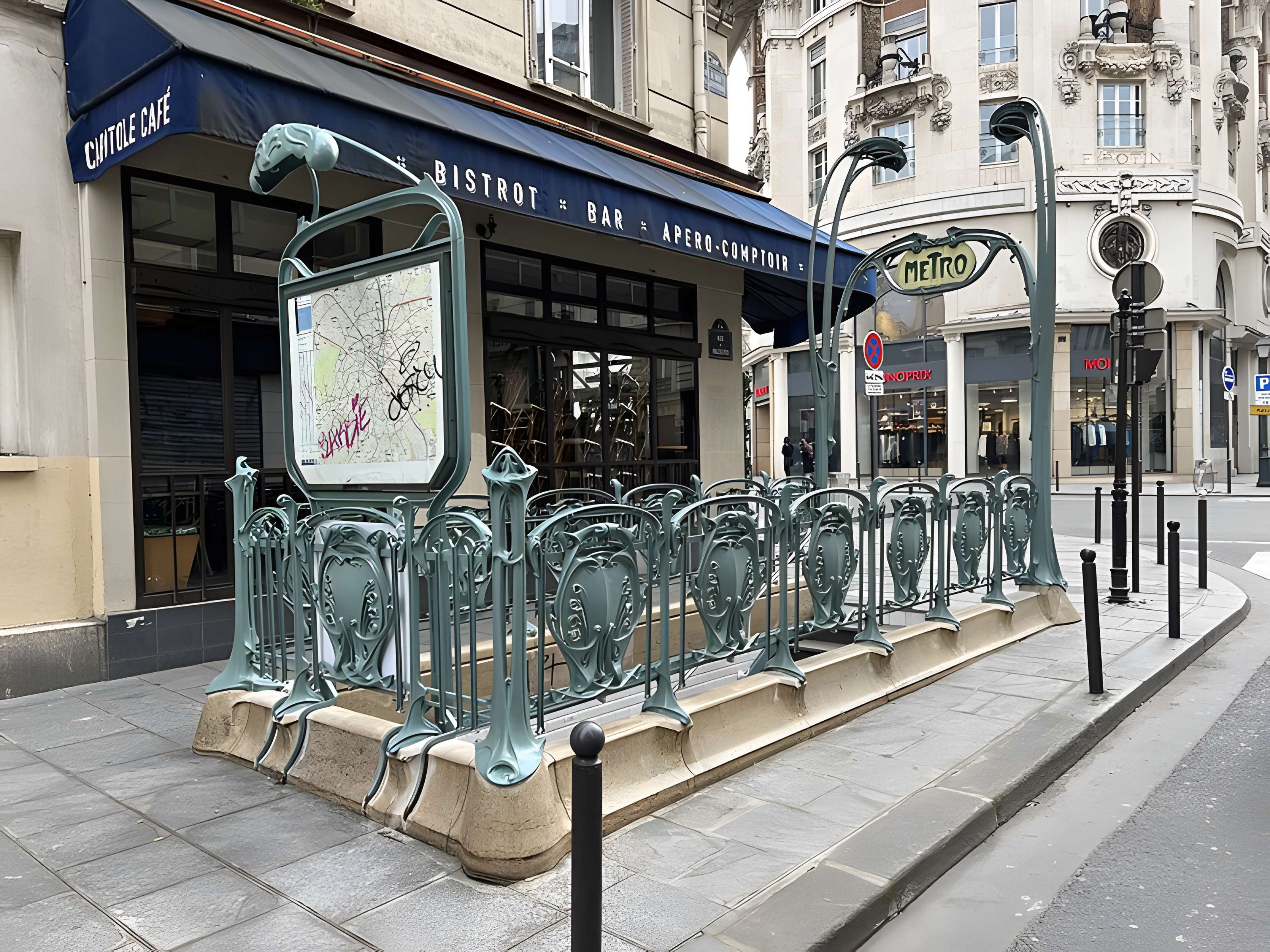 Métropolitain, station Quatre-Septembre