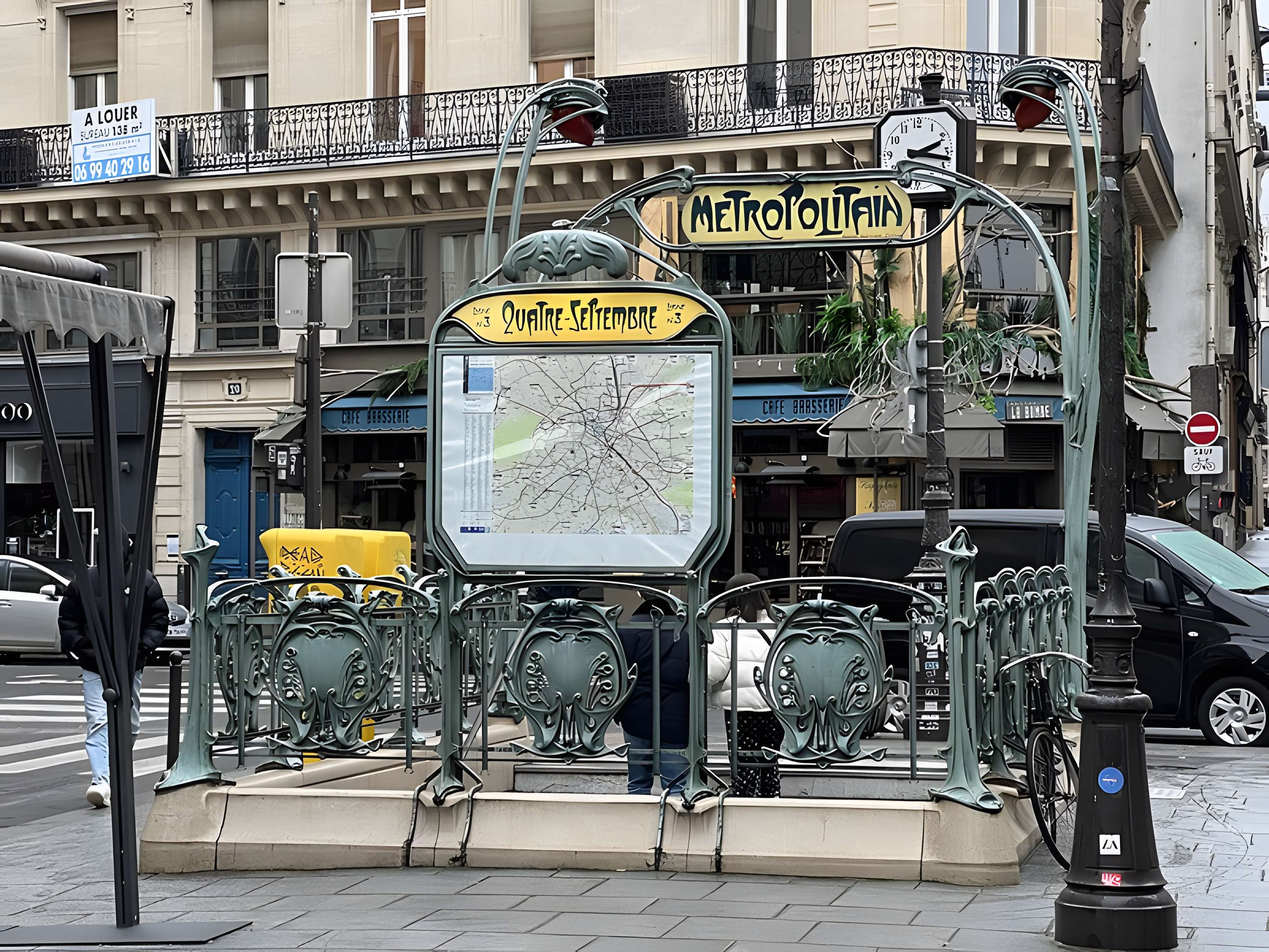Métropolitain, station Quatre-Septembre
