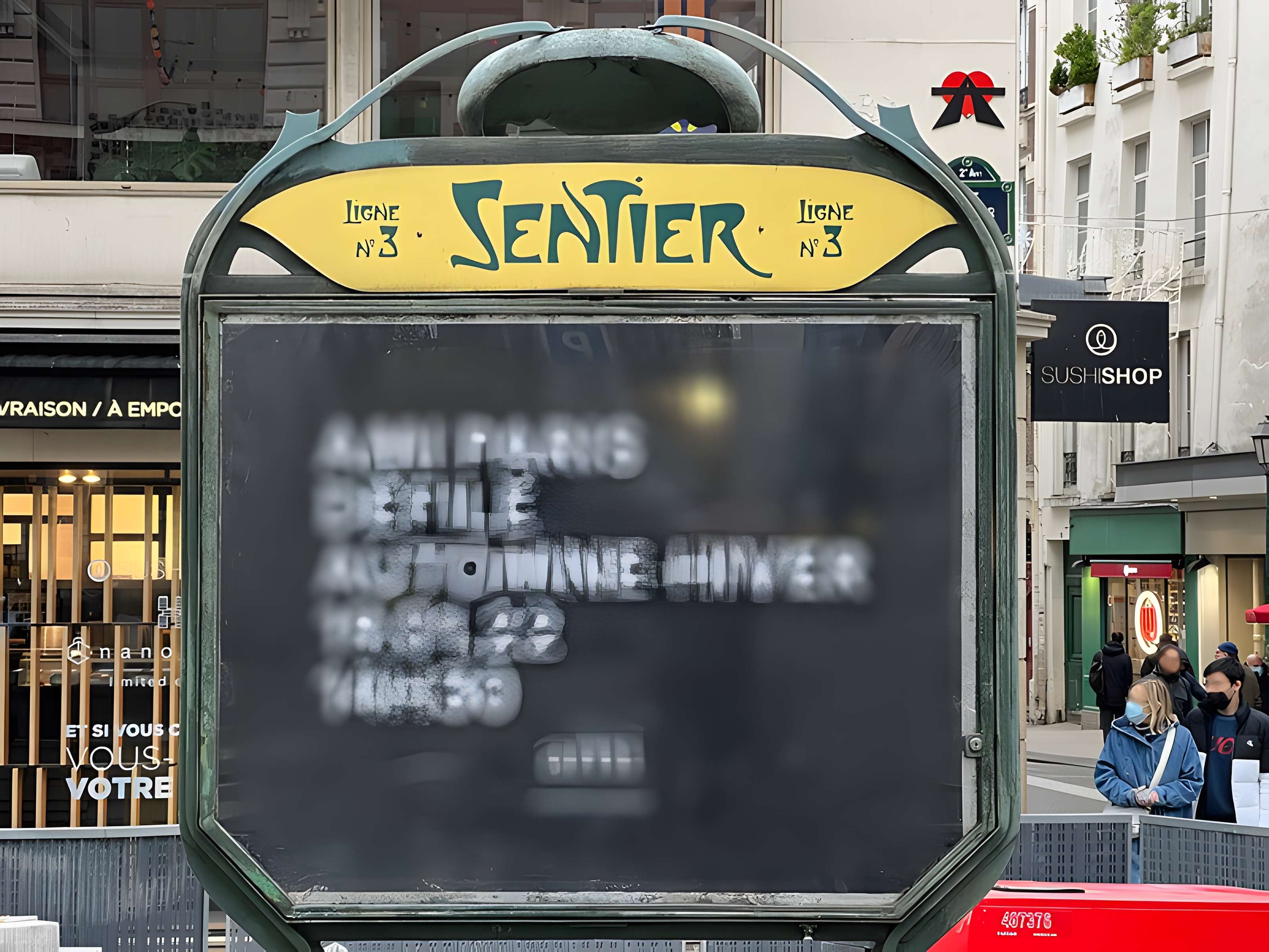 Métropolitain, station Quatre-Septembre