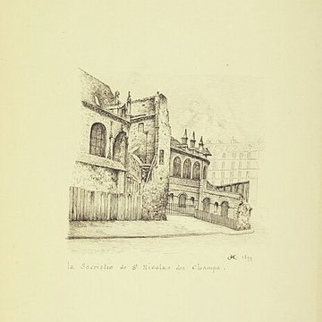 Ancienne abbaye Saint-Martin-des-Champs, actuellement Conservatoire National des Arts et Métiers et Musée National des Techniques