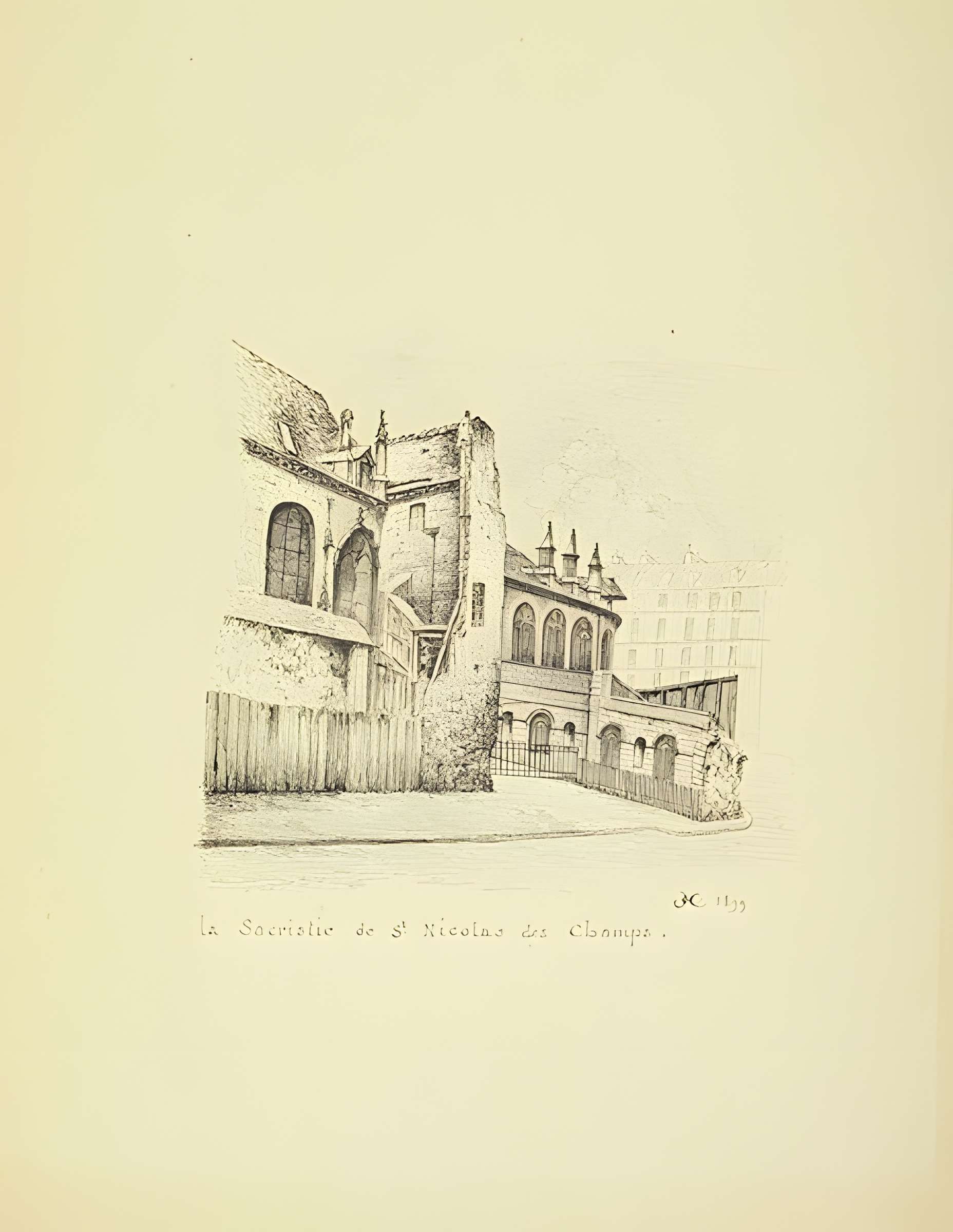 Ancienne abbaye Saint-Martin-des-Champs, actuellement Conservatoire National des Arts et Métiers et Musée National des Techniques