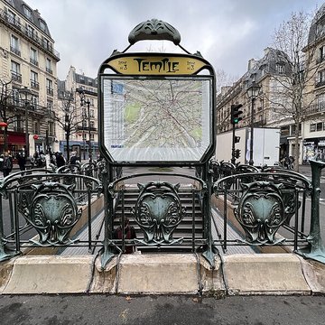 Métropolitain, station Temple