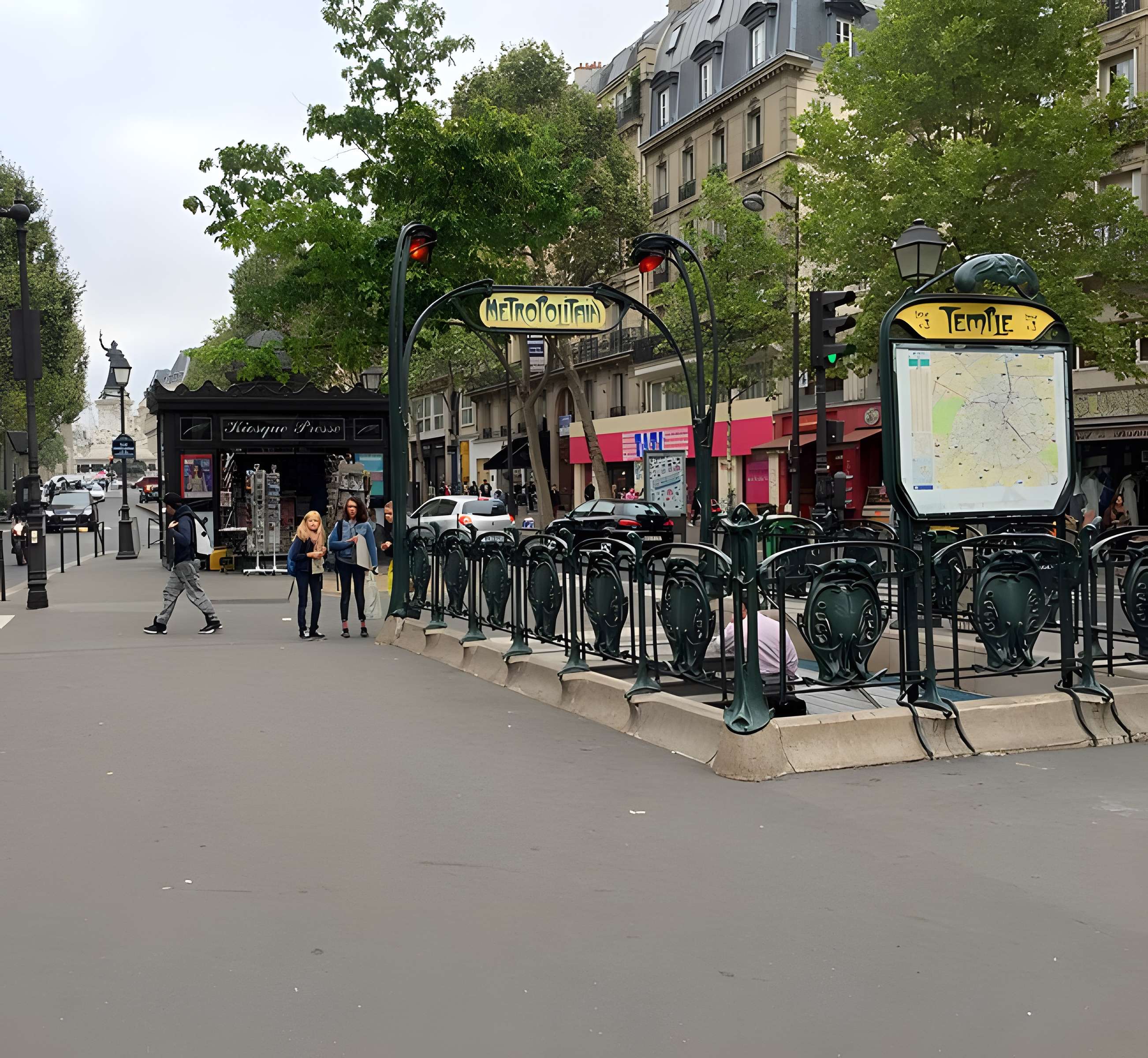 Métropolitain, station Temple