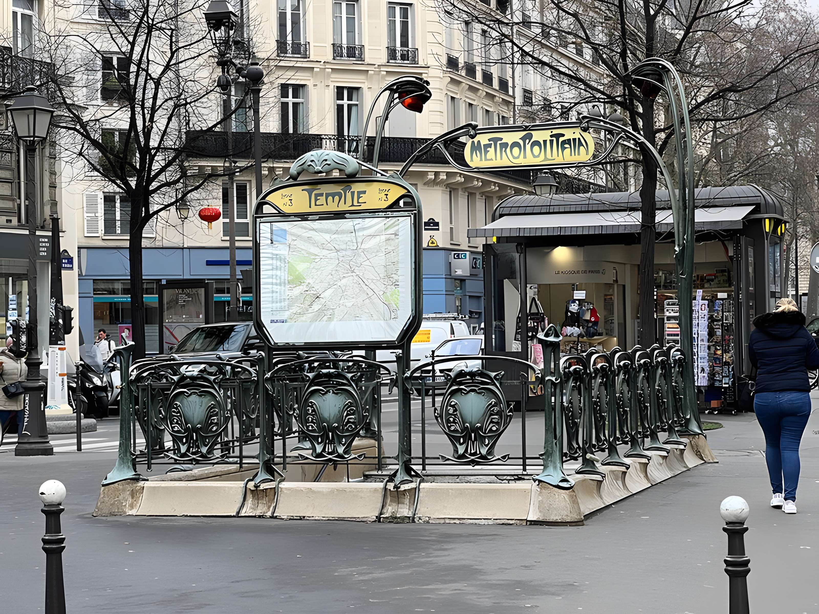 Métropolitain, station Temple
