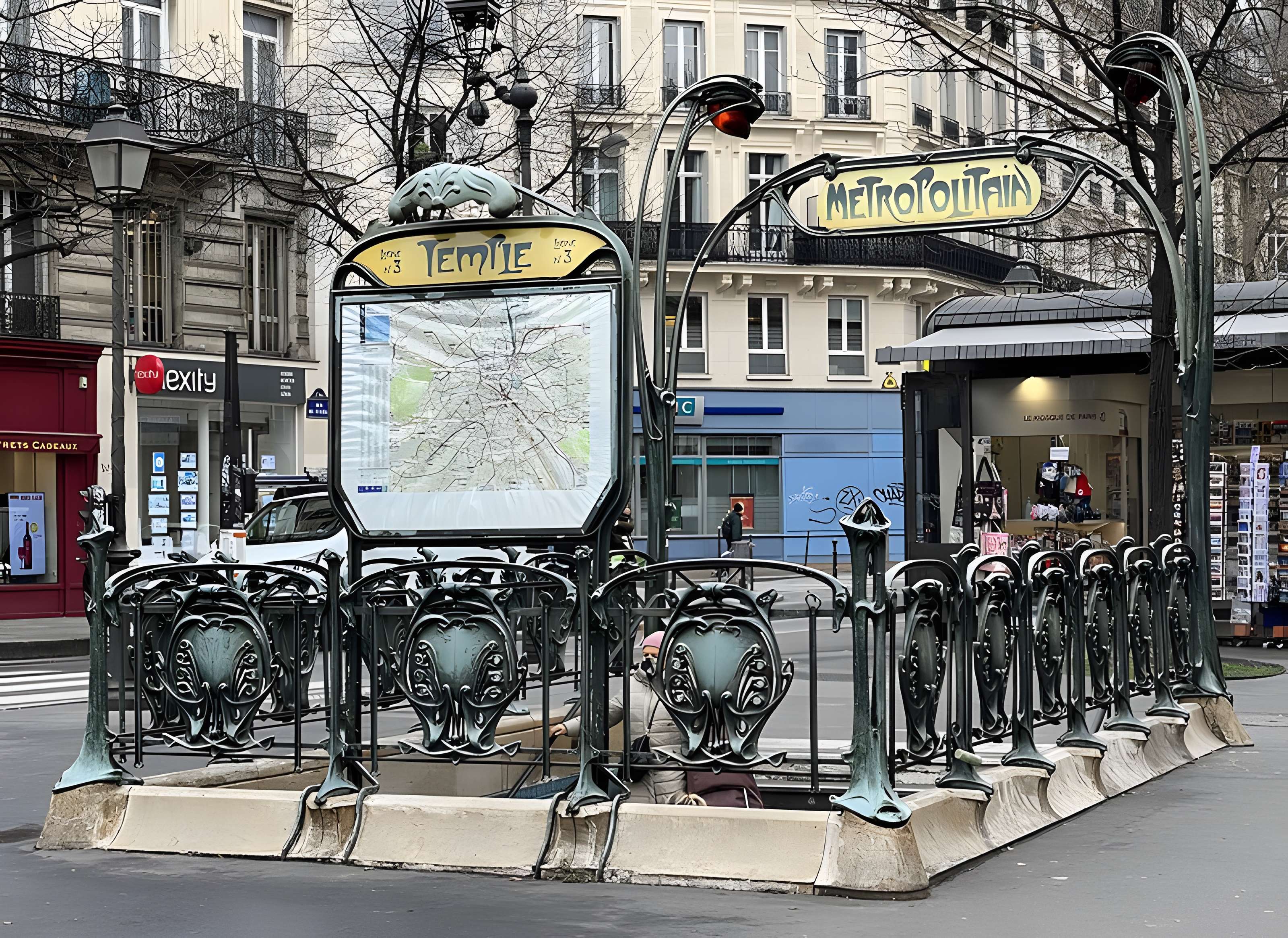 Métropolitain, station Temple