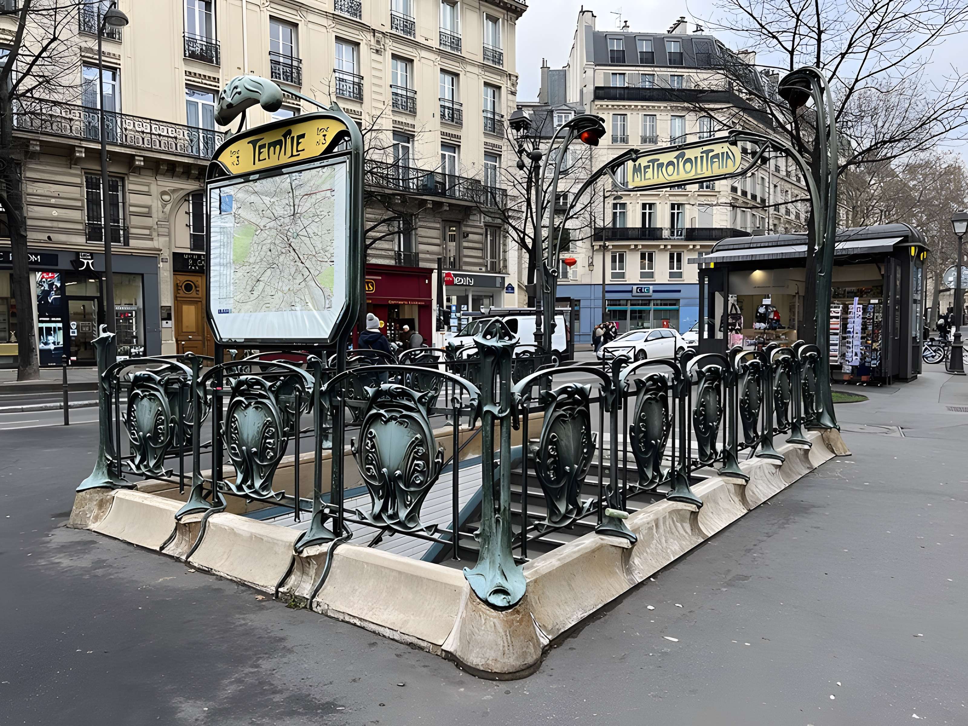 Métropolitain, station Temple