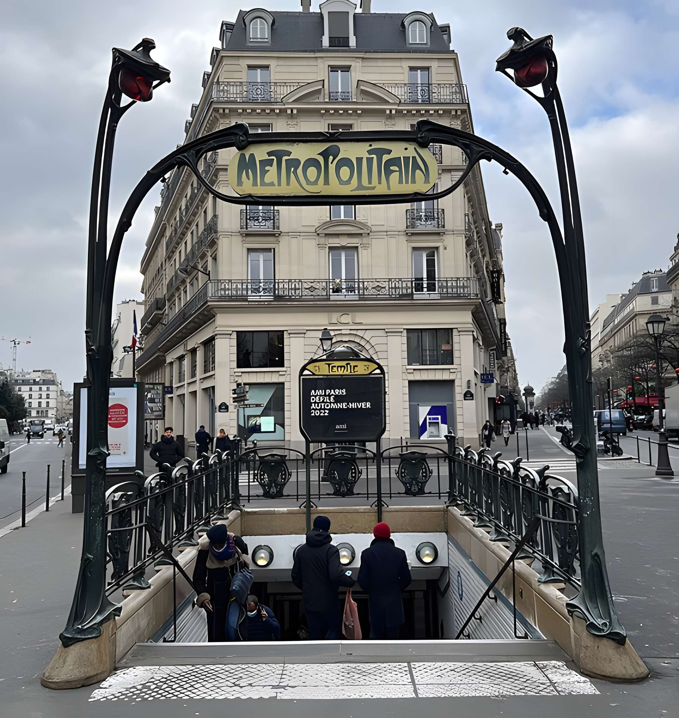 Métropolitain, station Temple