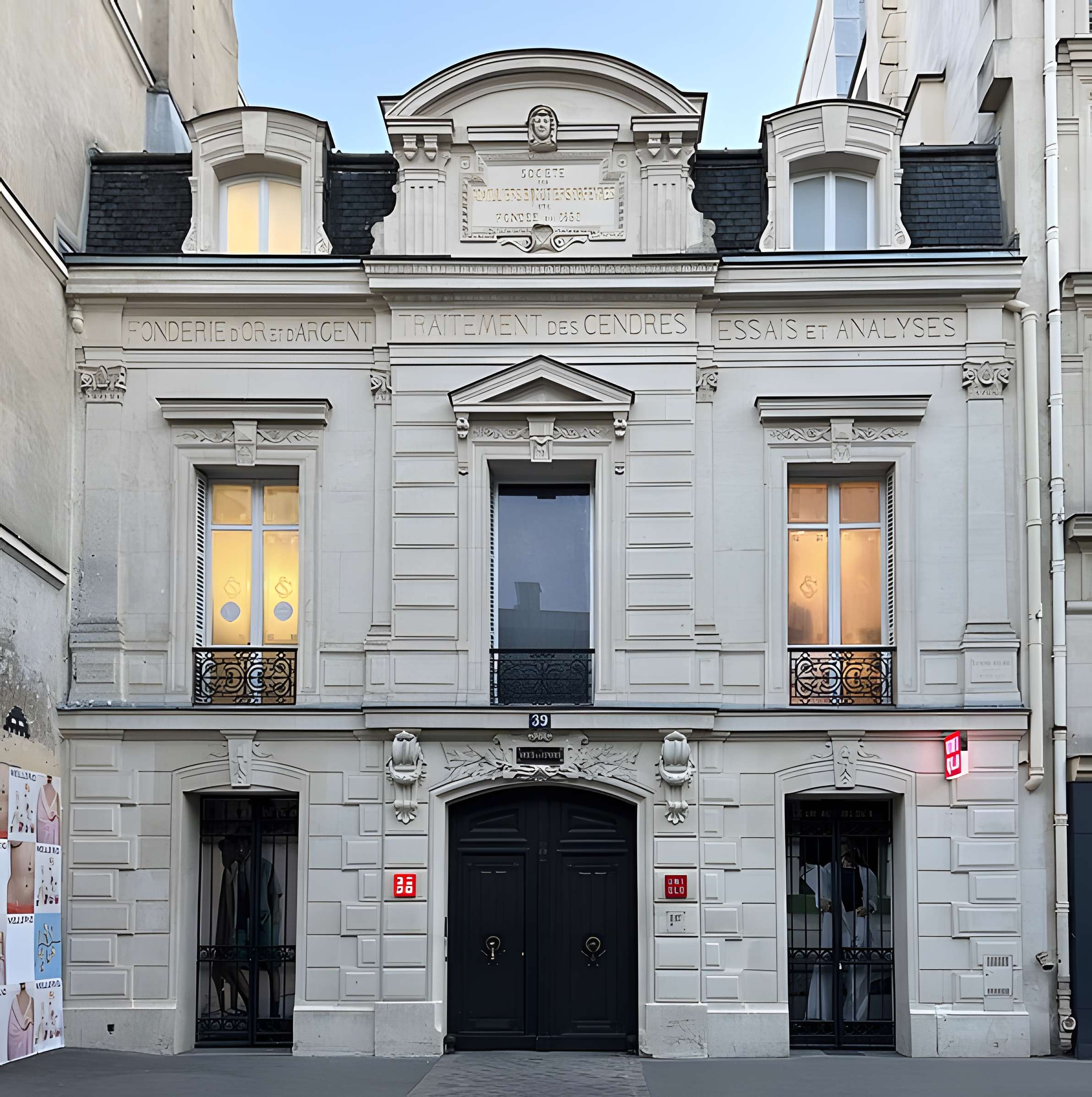 Hôtel et usine de la Société des Cendres