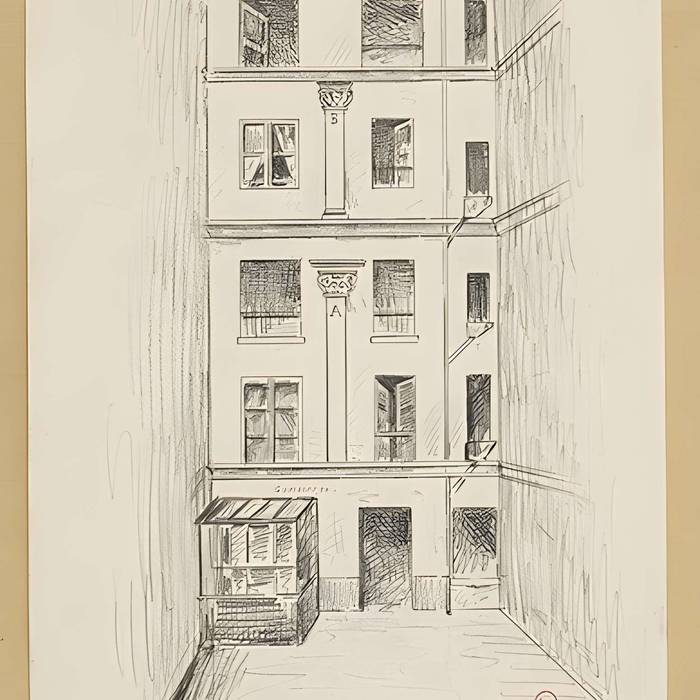 Photo de Immeubles sur cour