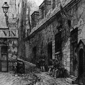 Prison de la Force restes de la