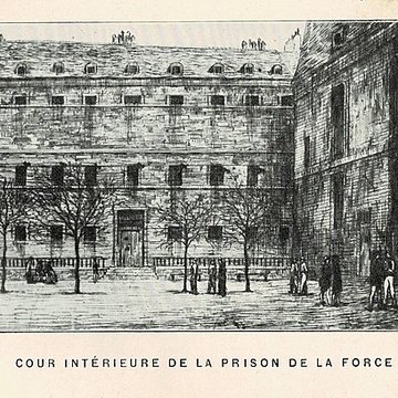 Prison de la Force restes de la