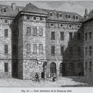 Prison de la Force restes de la