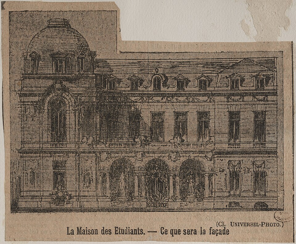 Ancienne faculté de médecine, actuellement Maison des étudiants