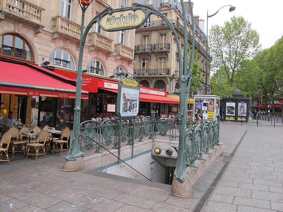 Métropolitain, station Saint-Michel