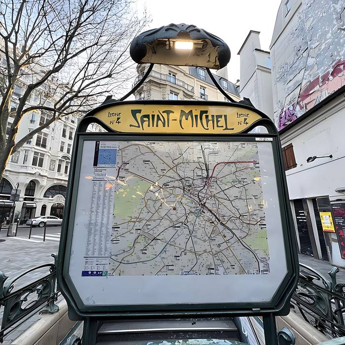 Photo de Métropolitain, station Saint-Michel