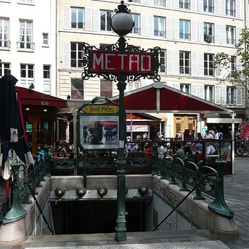 Métropolitain, station Saint-Michel