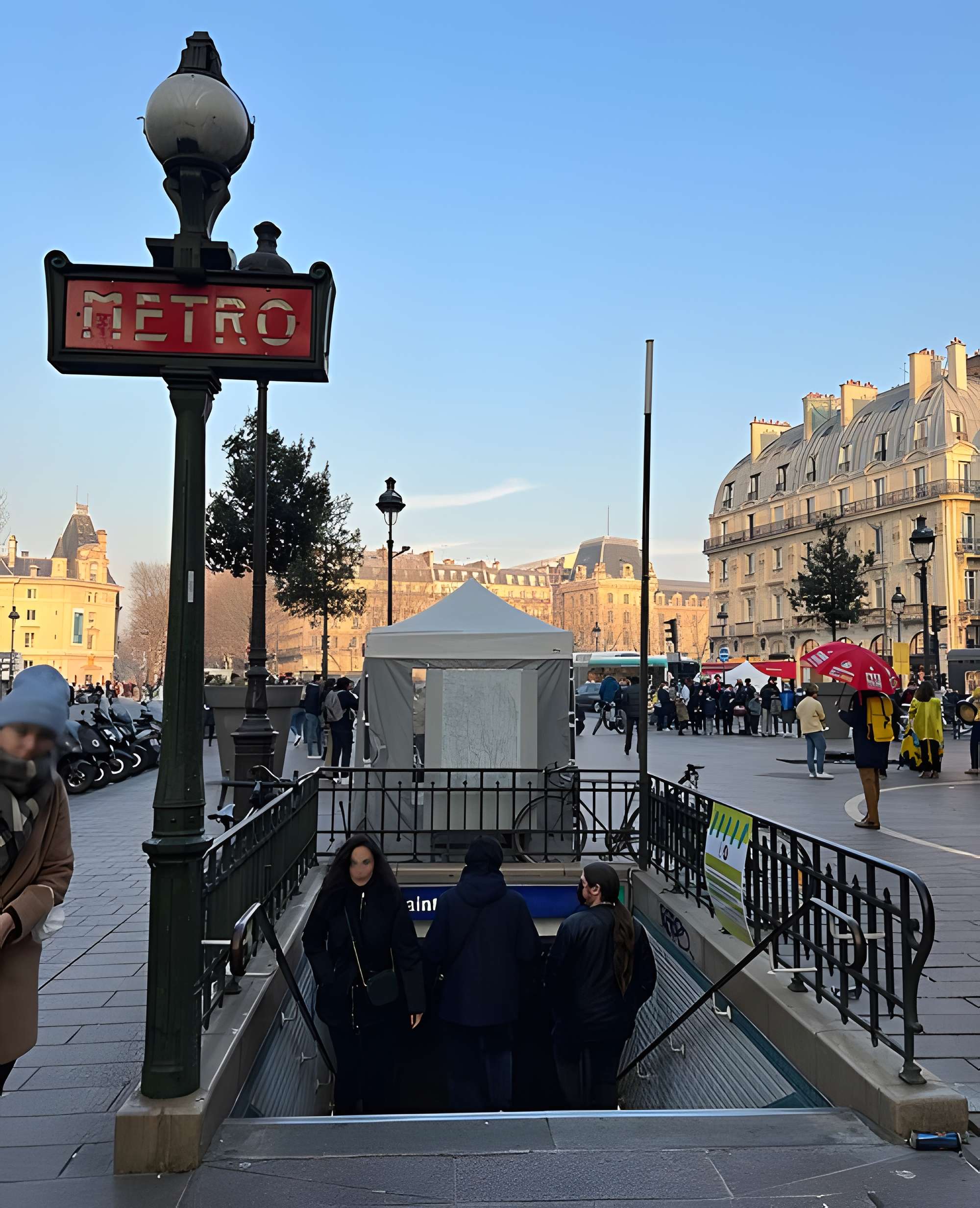 Métropolitain, station Saint-Michel