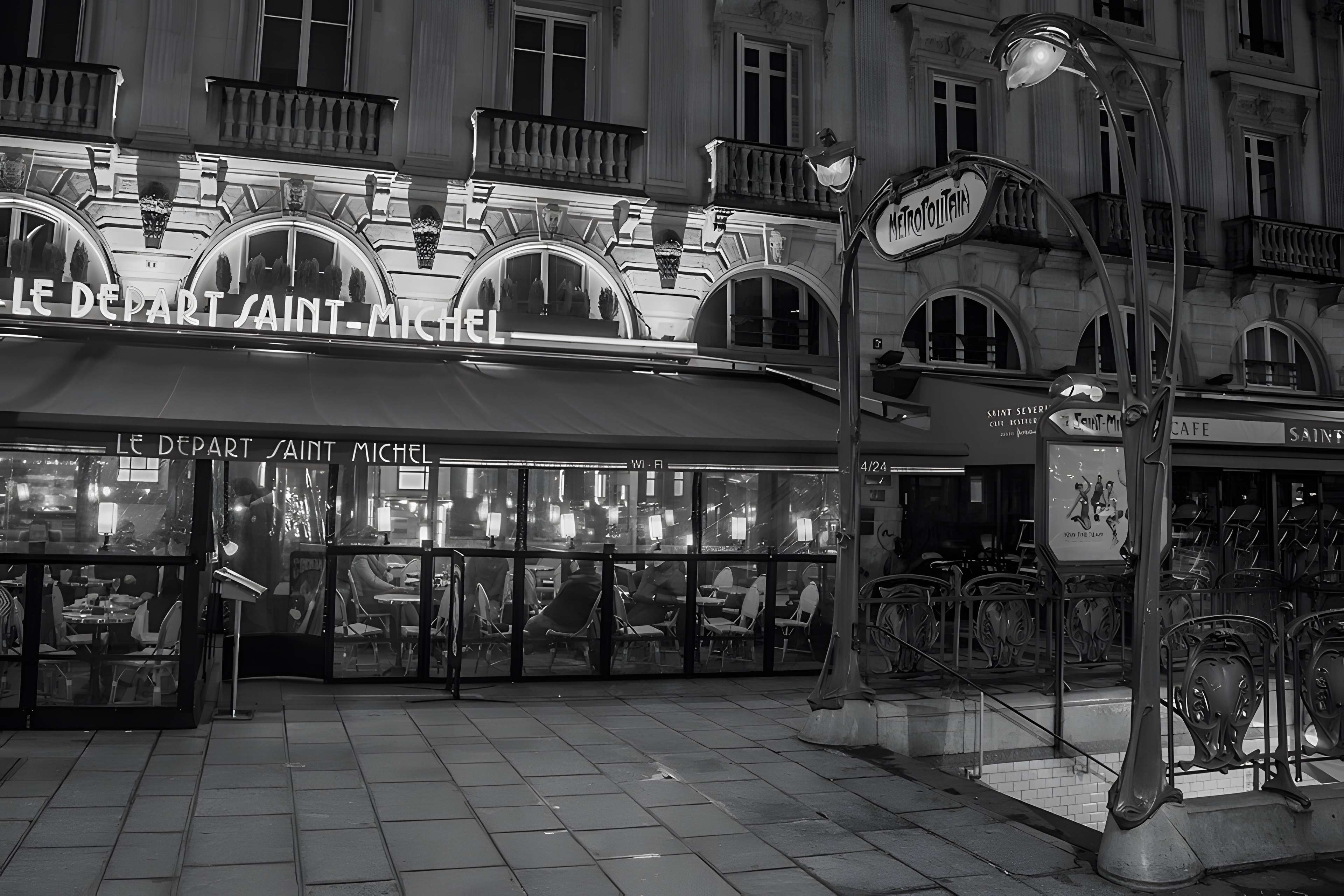 Métropolitain, station Saint-Michel