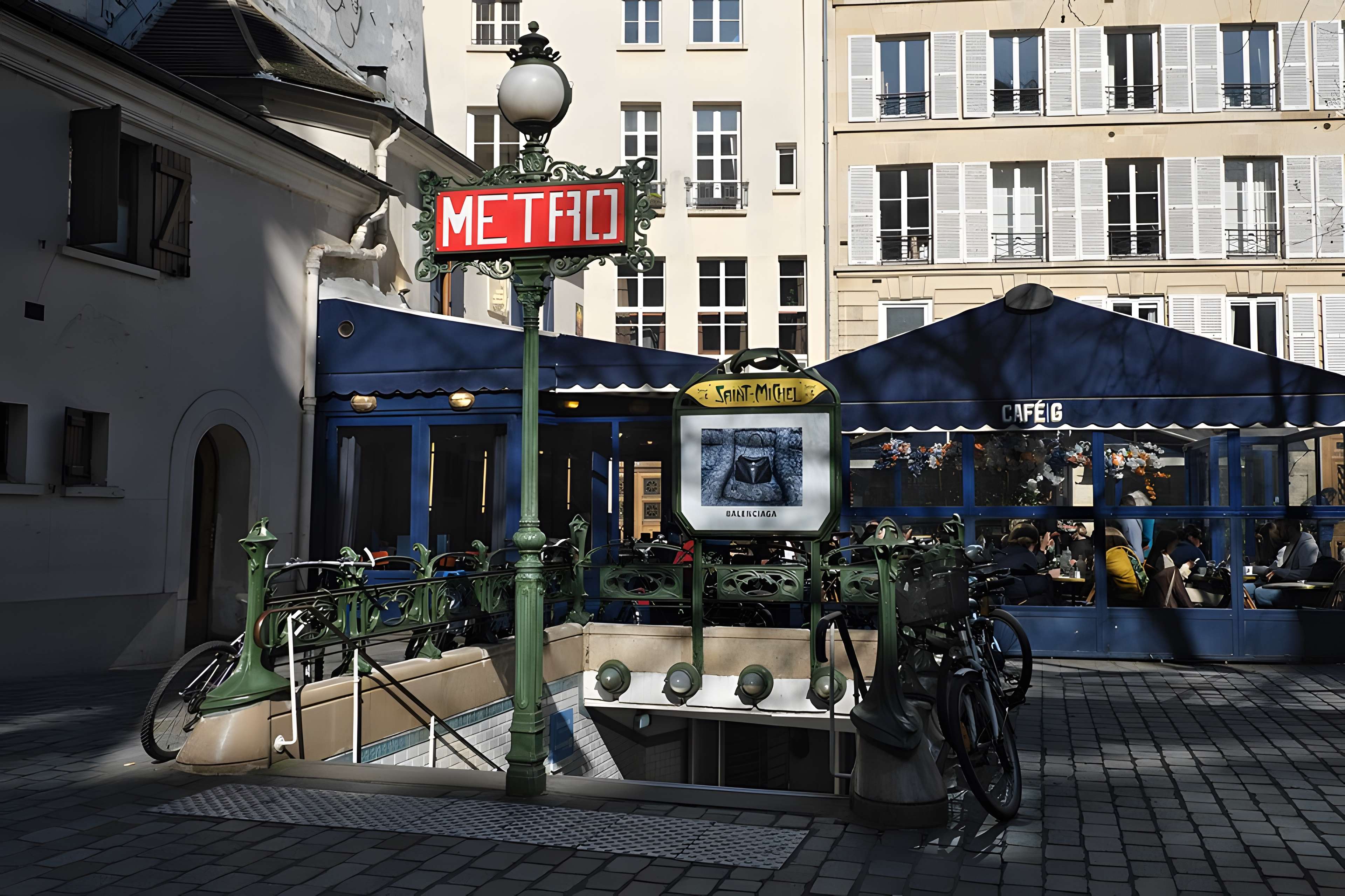 Métropolitain, station Saint-Michel