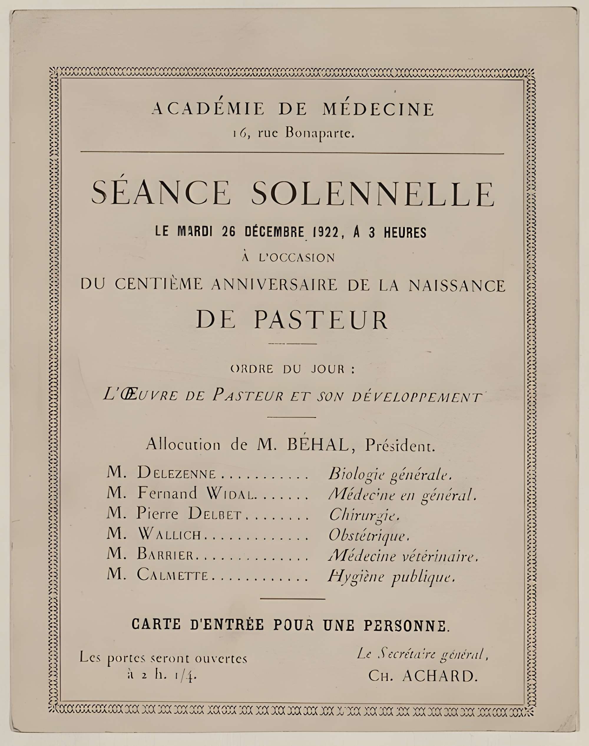 Académie de Médecine