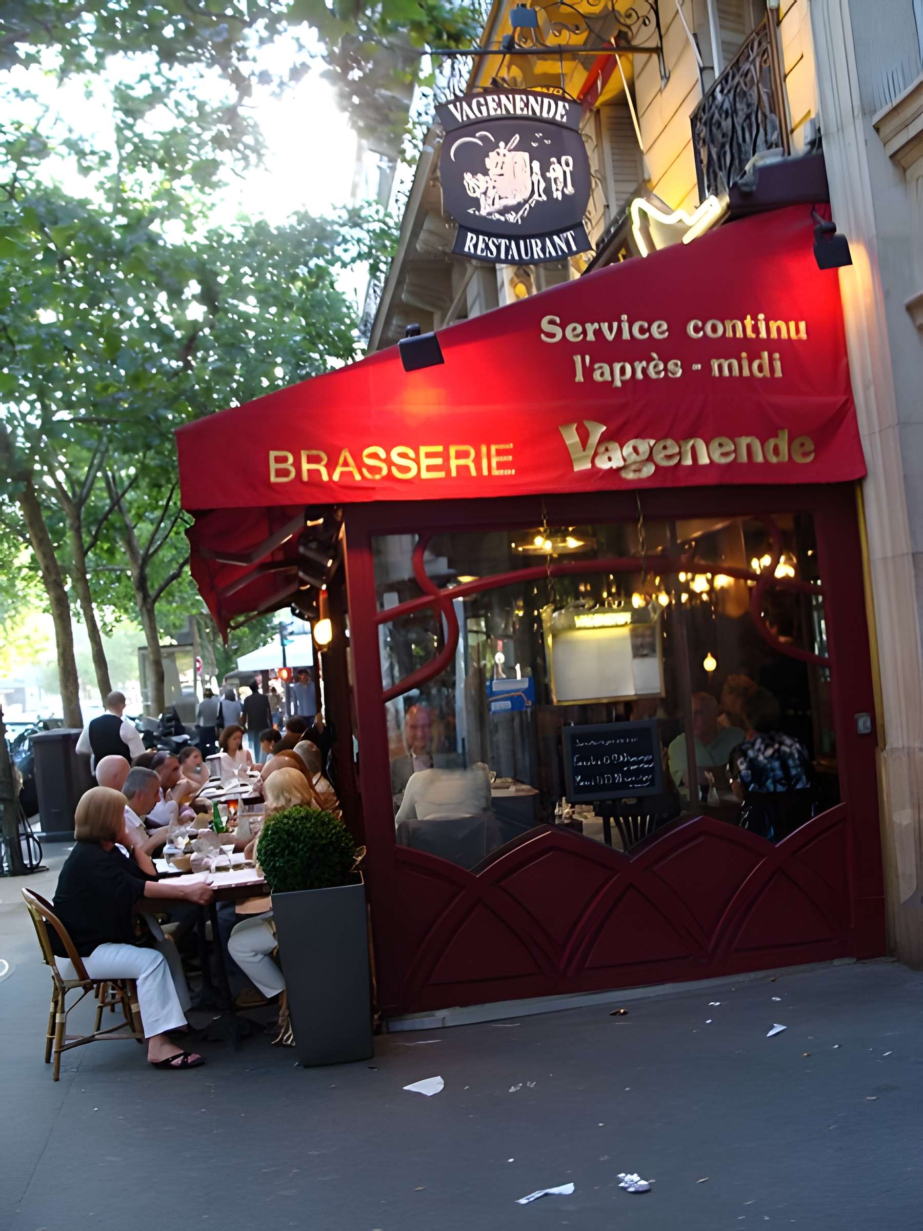 Ancien bouillon Chartier, actuellement restaurant Le Vagenende