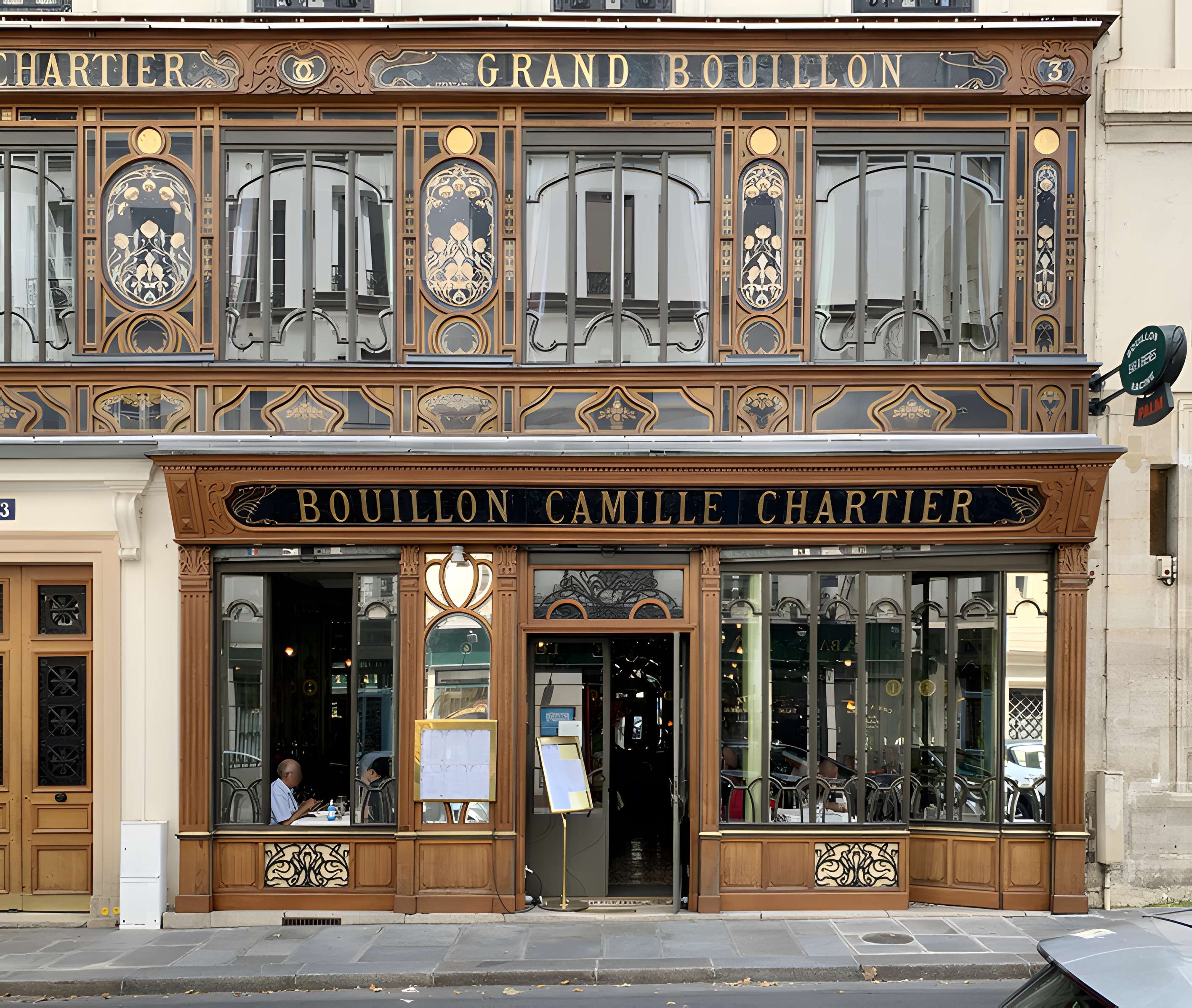 Ancien bouillon Chartier, actuellement restaurant Le Vagenende