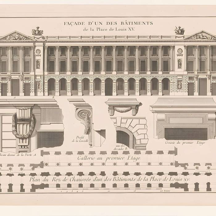 Photo de Ancien Garde-Meuble, actuellement ministère de la Marine ou Hôtel de la Marine