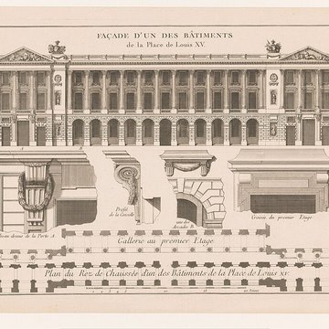 Ancien Garde-Meuble, actuellement ministère de la Marine ou Hôtel de la Marine