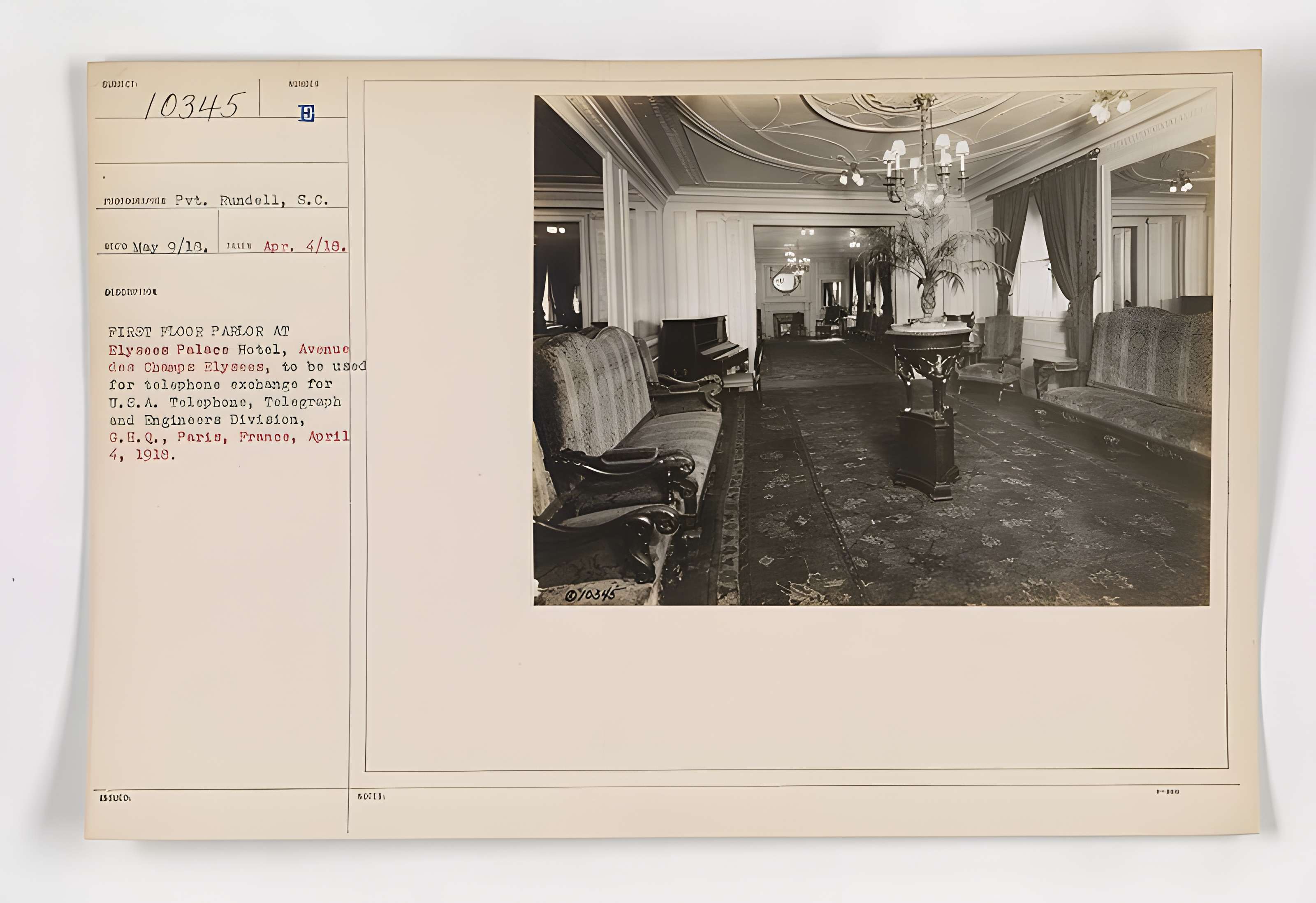 Immeuble, actuellement Cercle Interallié