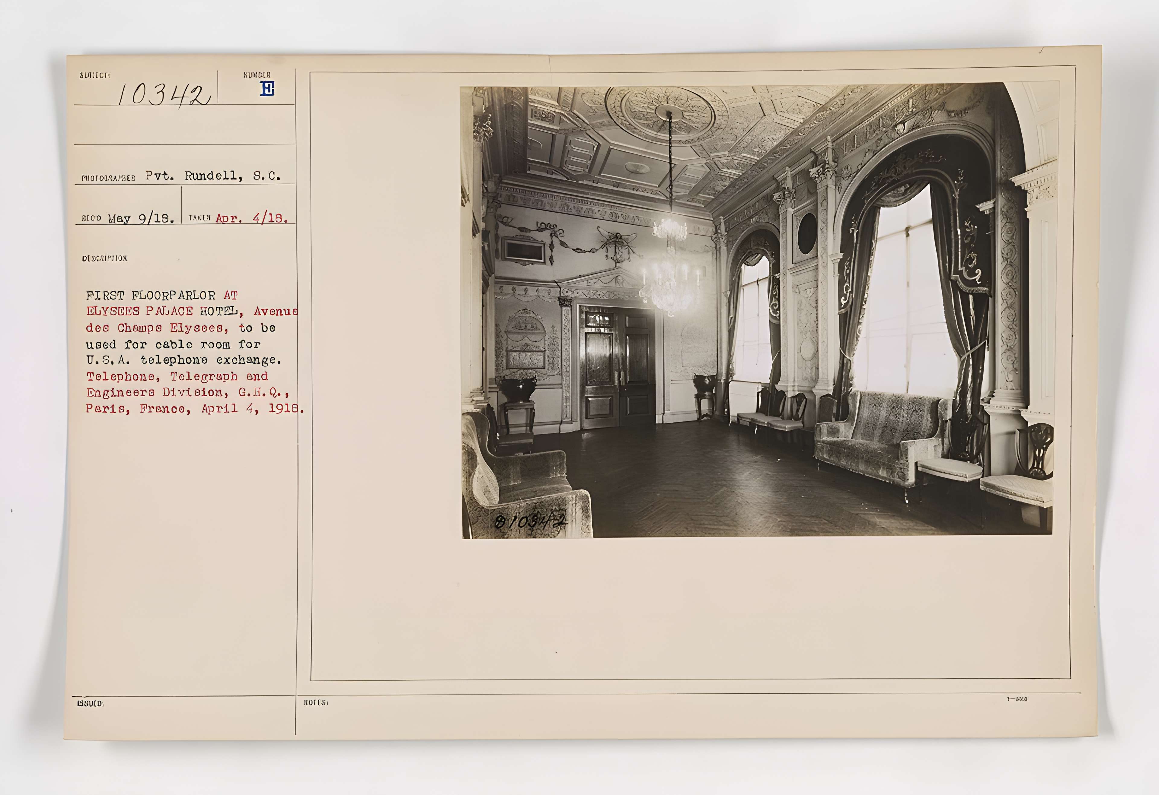 Immeuble, actuellement Cercle Interallié