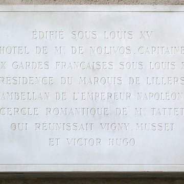 Ancien Hôtel Dosne-Thiers, actuellement bibliothèque Thiers