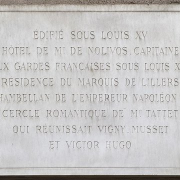 Ancien Hôtel Dosne-Thiers, actuellement bibliothèque Thiers