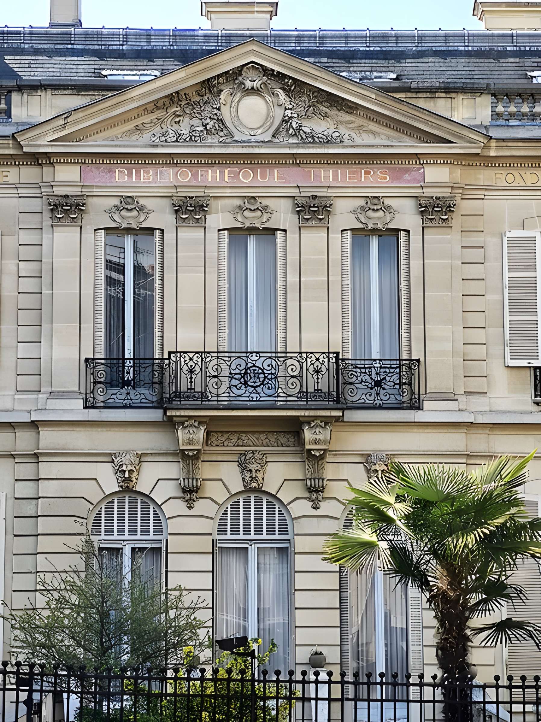Ancien Hôtel Dosne-Thiers, actuellement bibliothèque Thiers