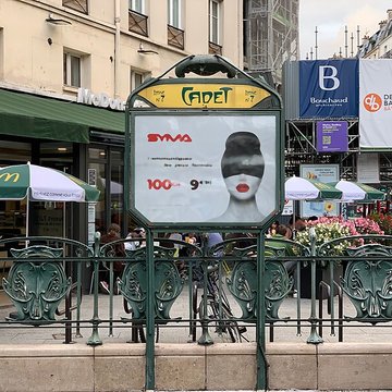 Métropolitain, station Cadet