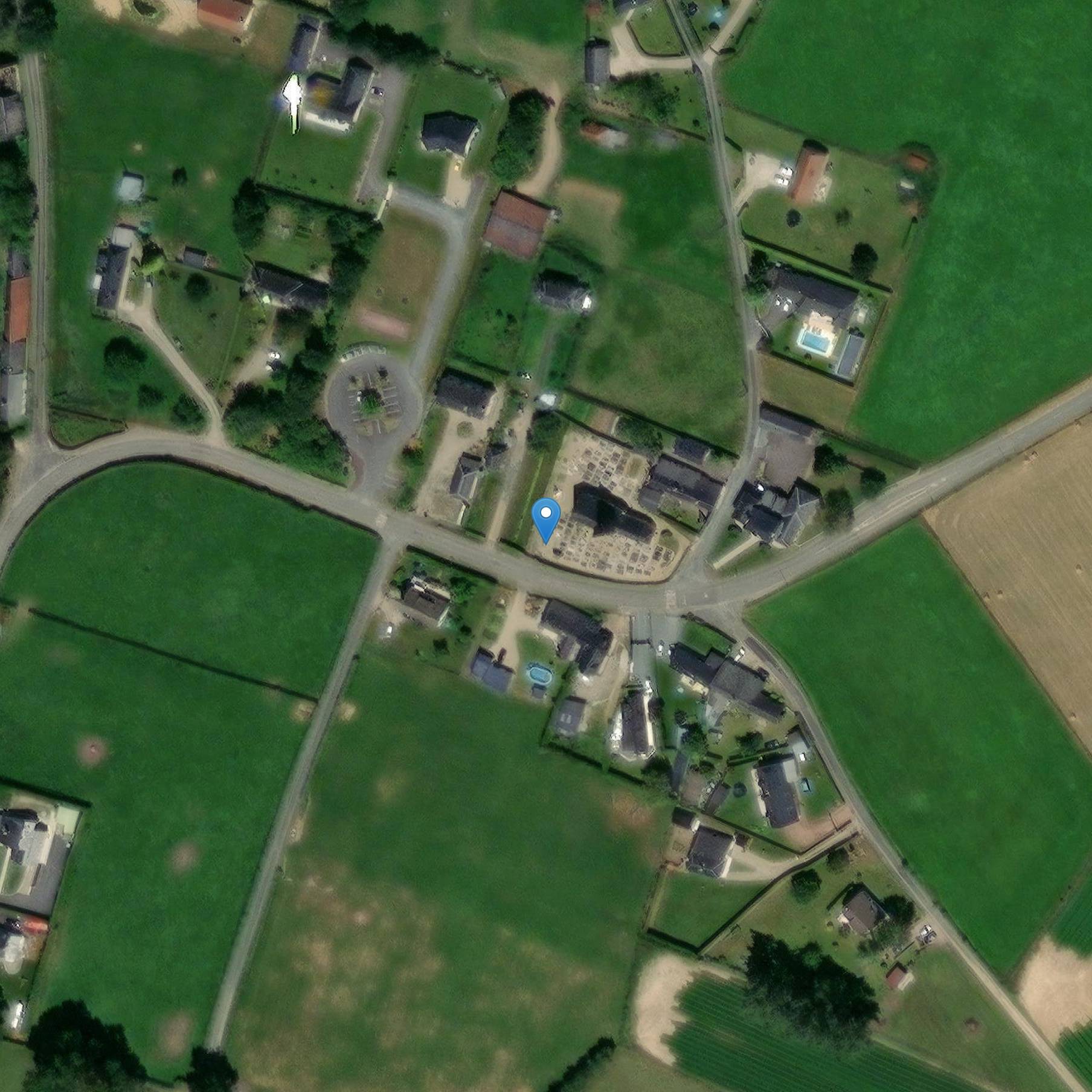 Photo de Stone cemetery cross