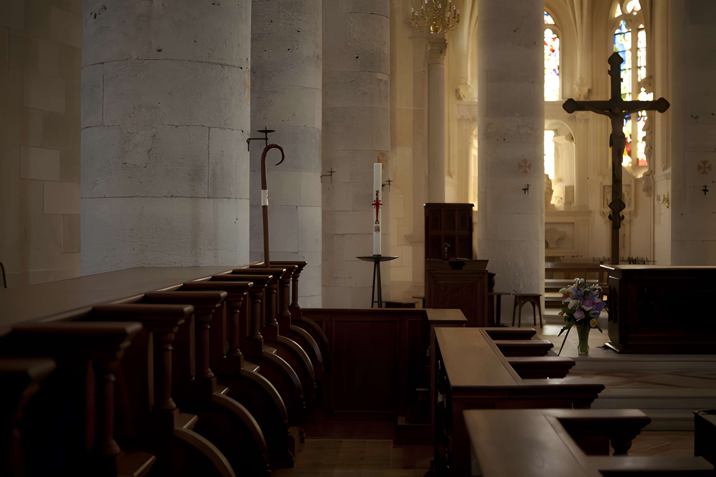 Ancienne abbaye (également sur commune de Thérouldeville)