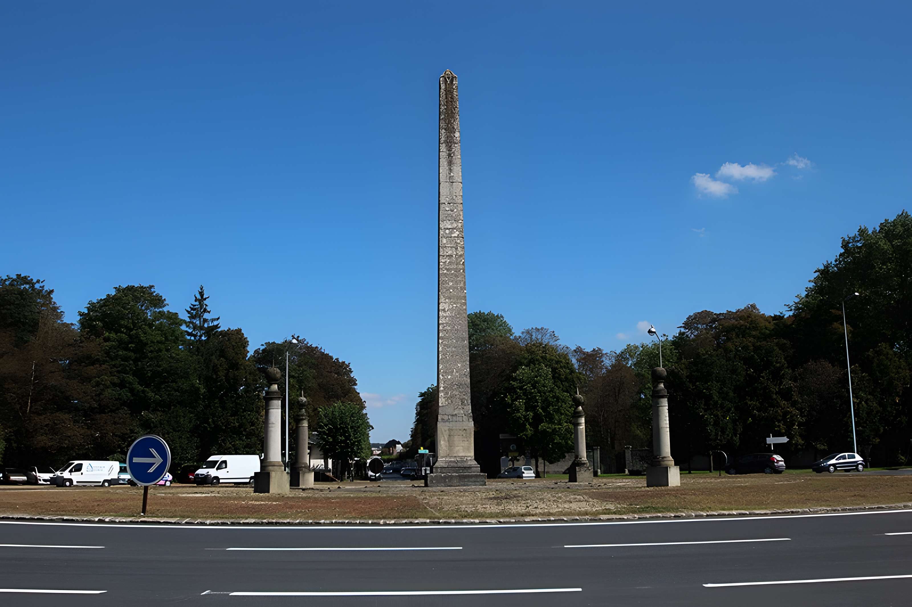 Quatre bornes indicatrices