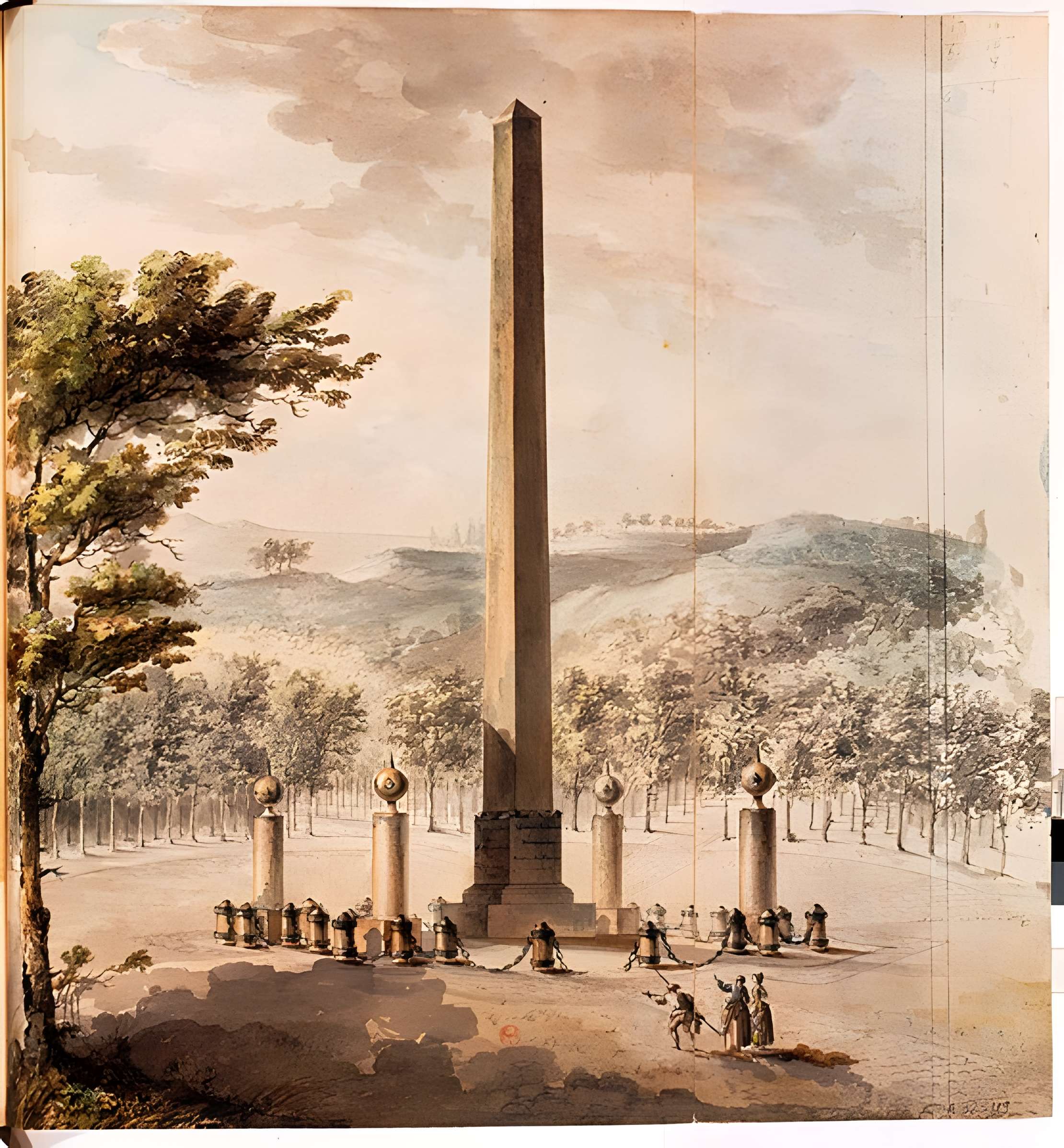 Quatre bornes indicatrices