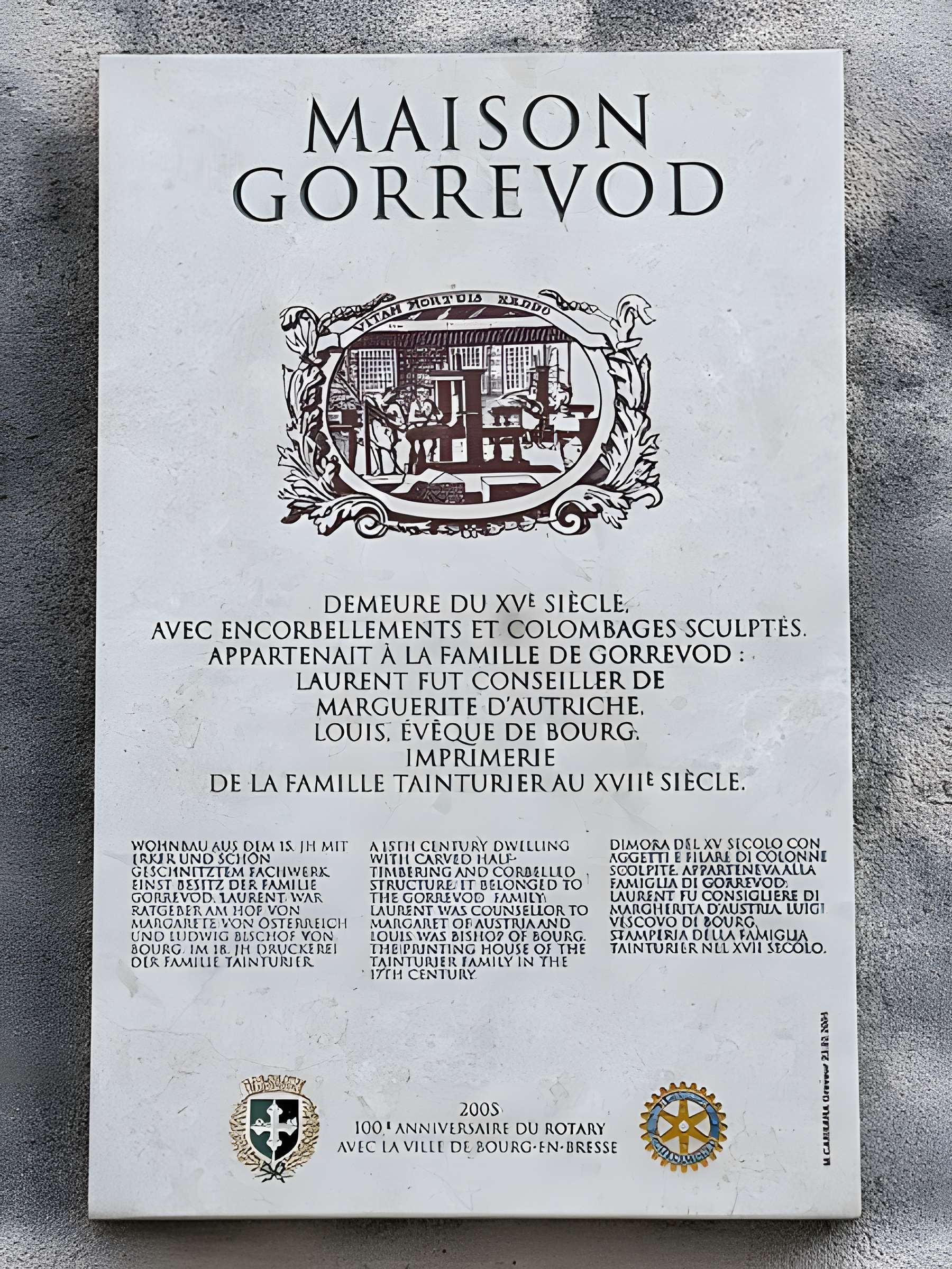 Maison Gorrevod à Bourg-en-Bresse 