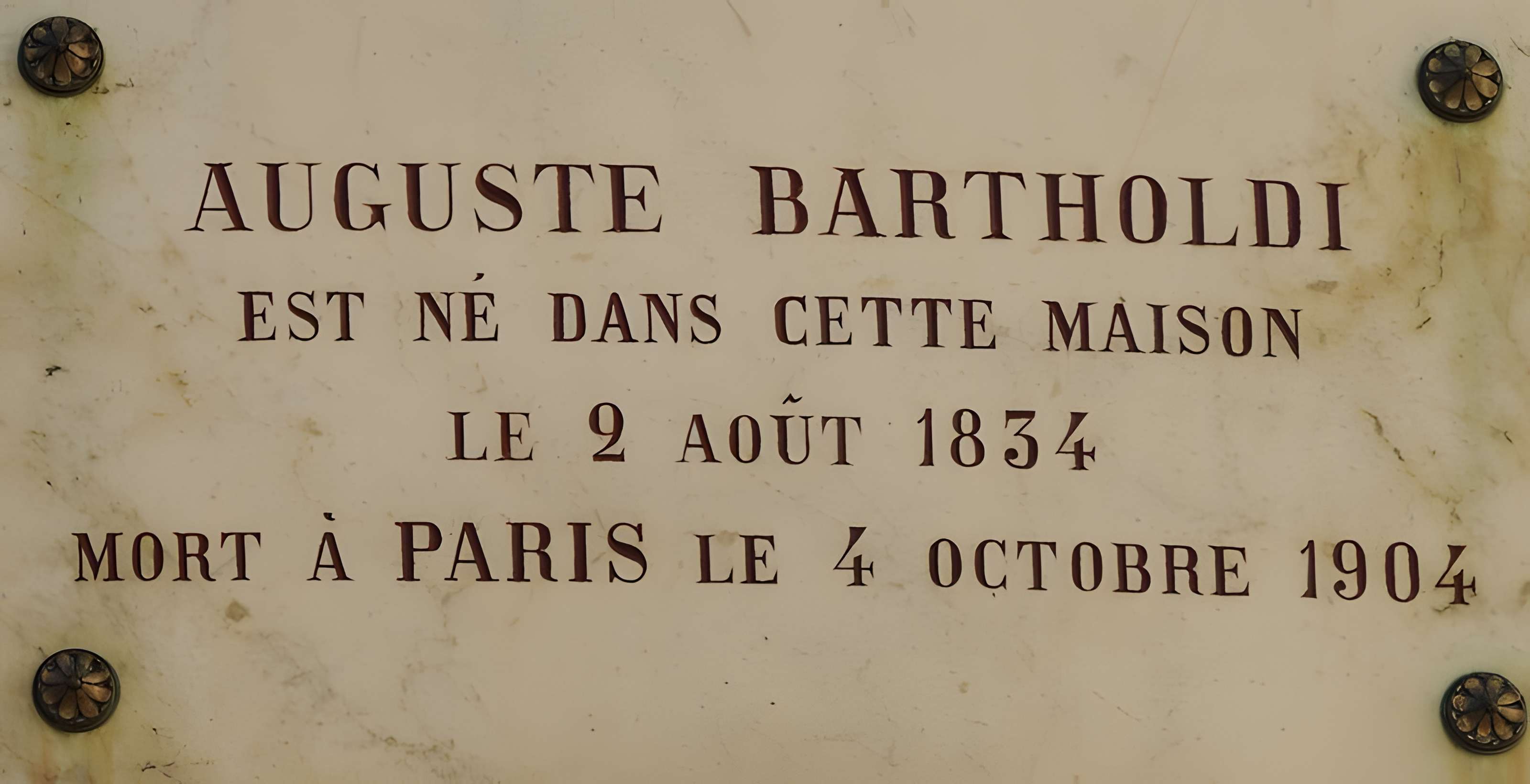 Maison natale d'Auguste Bartholdi à Colmar