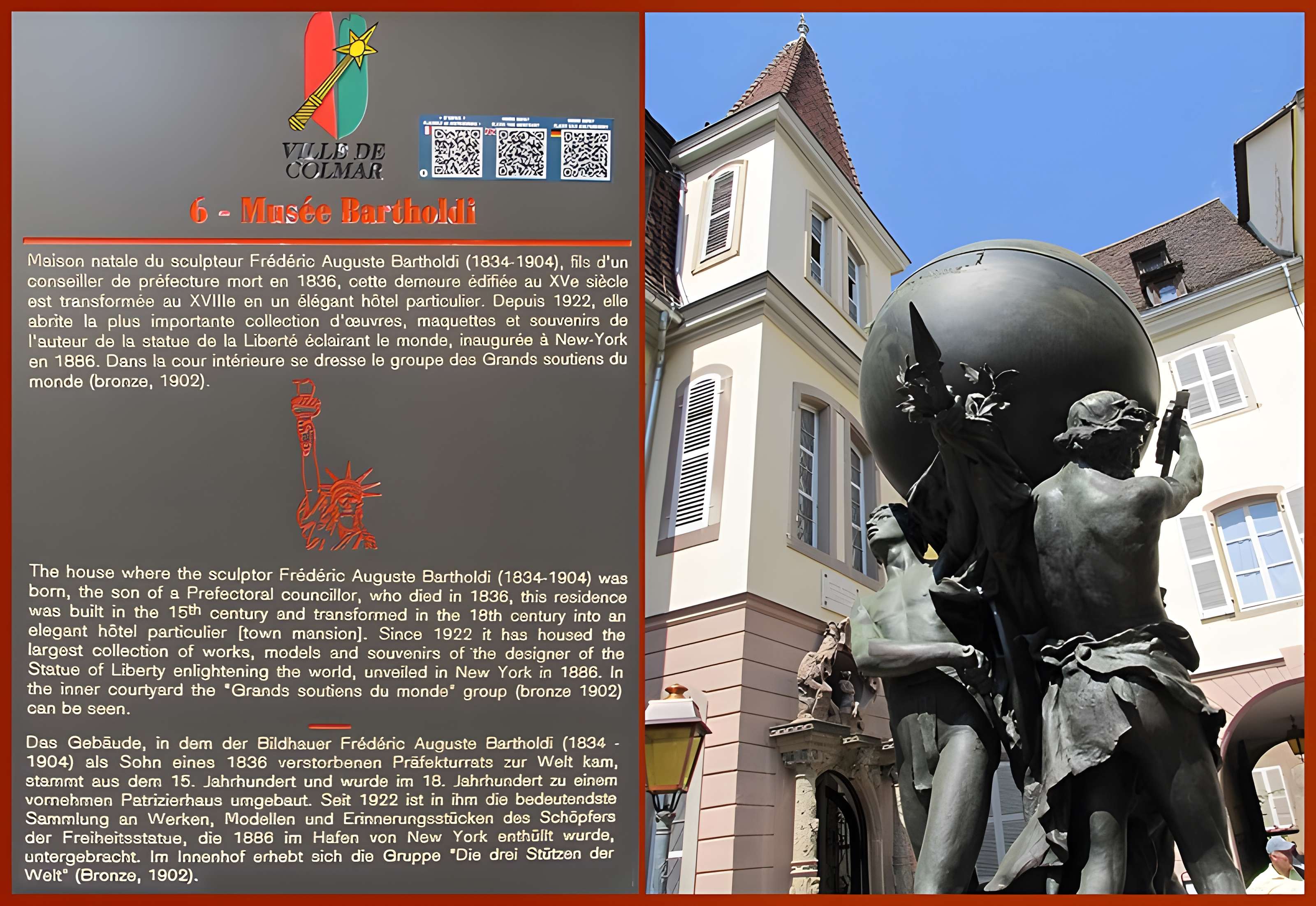 Maison natale d'Auguste Bartholdi à Colmar