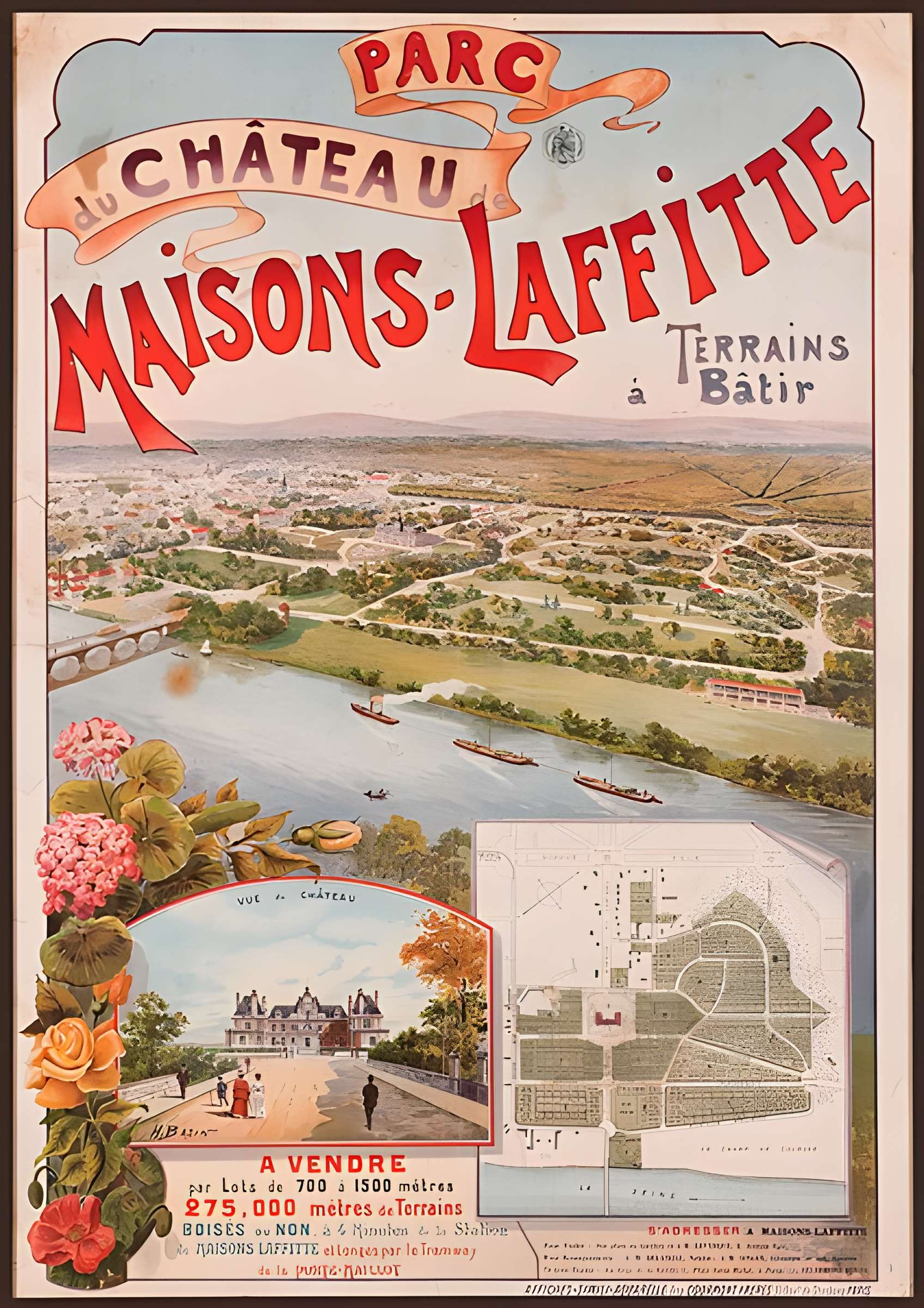 Mur d'enceinte du château : vestiges