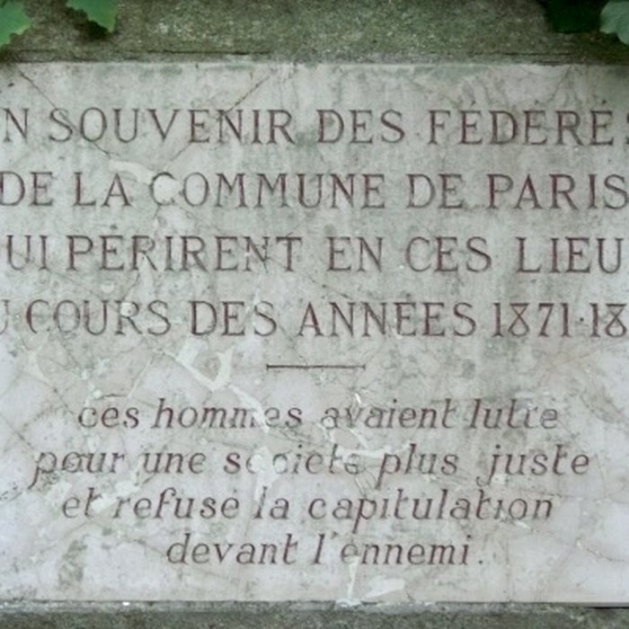 Photo de Mur dit des Fédérés