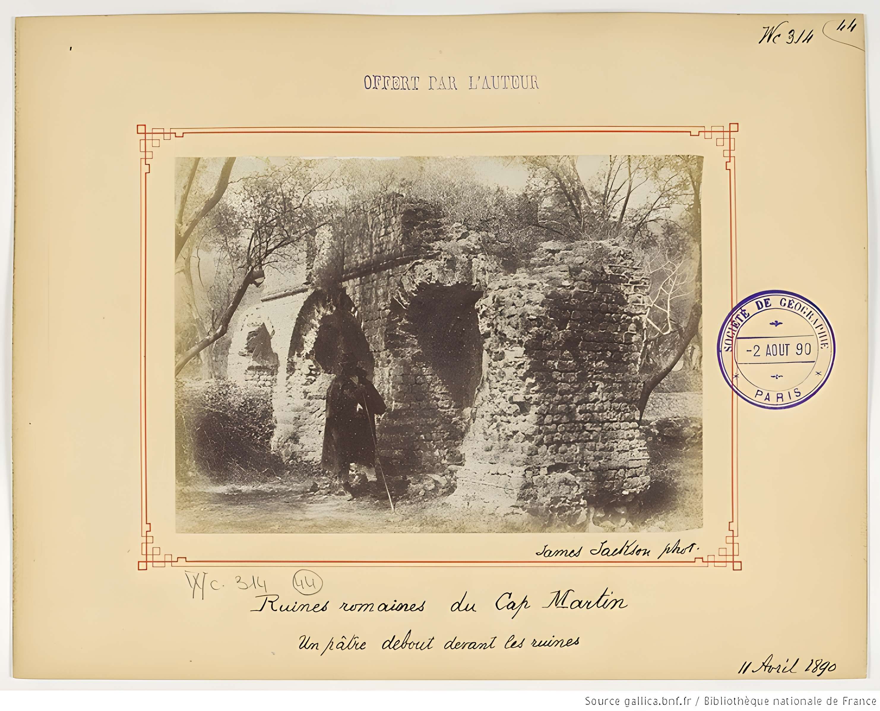 Mausolée de Lumone à Roquebrune-Cap-Martin