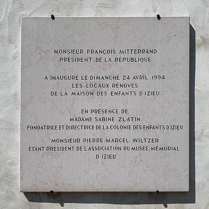 Photo de Mémorial des enfants dIzieu